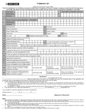 Fillable Online Rule 114B and Form 60 Filing for Income Tax Fax Email ...
