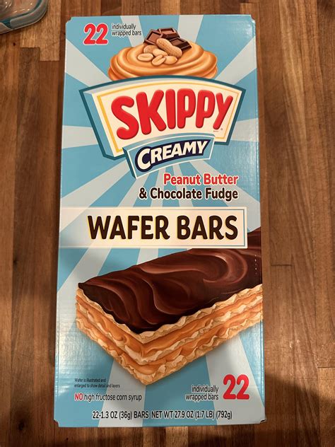 Skippy Wafer Bars (peanut butter) : r/Costco