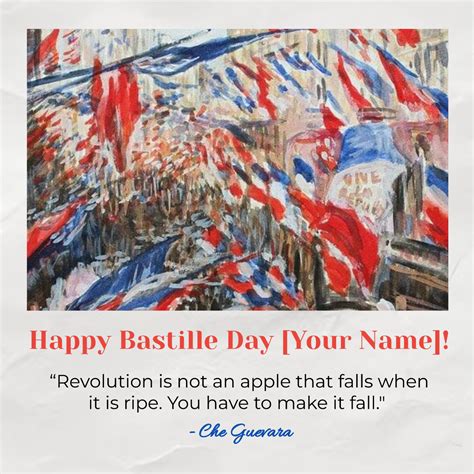 Free Happy Bastille Day Template to Edit Online