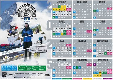 Cfmeu Rdo Calendar 2025 Vic Printable | Calendar Printable