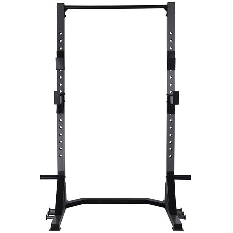 MENCIRO Power Rack, Deluxe Squat Rack with Pull Up Bar, J-Hooks and ...