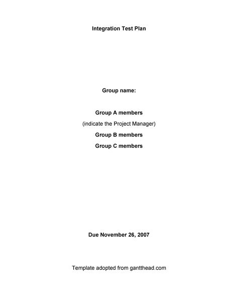 Image result for Engineering Test Plan