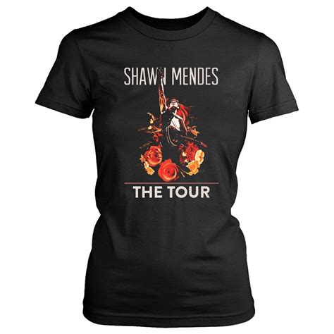 Shawn Mendes The Tour 2019 Women'S T-Shirt | T shirts for women, Shawn ...