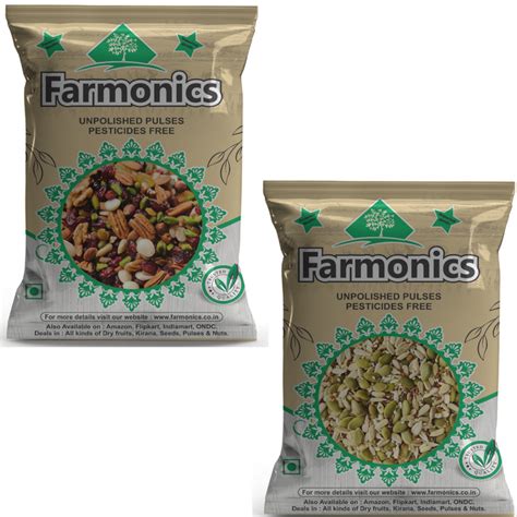 Nutrient-Packed Combo: Mix Seeds & Dry Fruits | Farmonics
