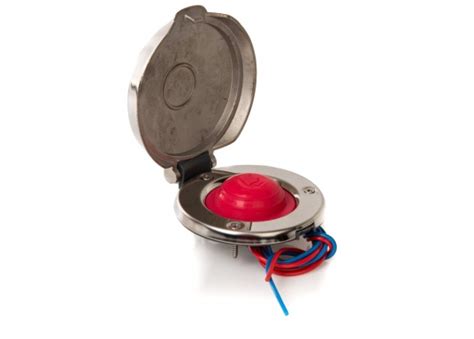 Pulsador de pie inox-ascenso:(rojo) • Naval Chicolino