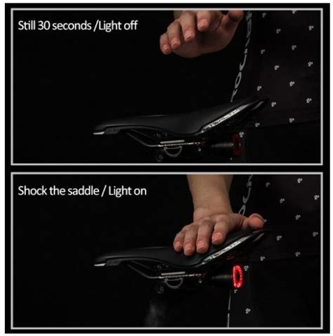 Rockbros Q5 Smart Bike Rear Tail Light LED Bike Rear Tail Light Rockbros