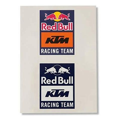 GENUINE OEM KTM RED BULL RACING TEAM STICKERS : Amazon.in: Car & Motorbike