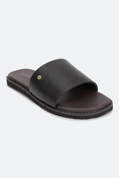 Buy Men Black Sandals Online - 566544 | Van Heusen