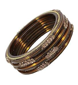 Buy ZULKA Glass with Zircon Gemstone Or Spread with Glitter Pattern and ...