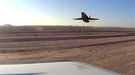 Watch this Navy F-18 scream overhead at 20 feet - "That wasn't a flyby ...