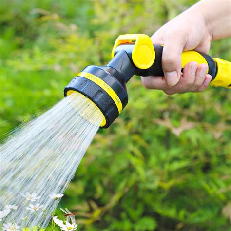 HASTHIP Garden Hose Water Sprayer Kit with 15 m Hose and 10 Spray Modes ...