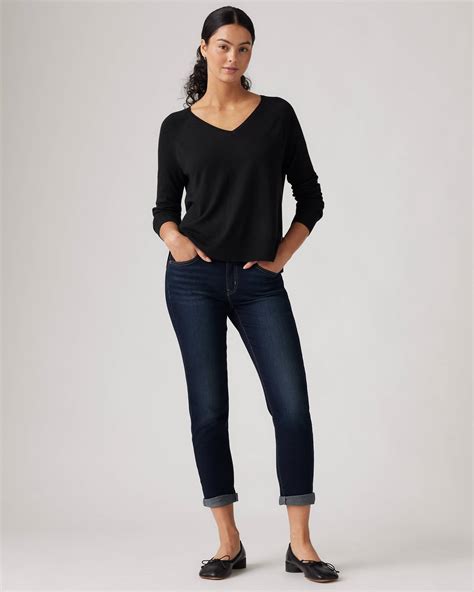 Mid Rise Boyfriend Women's Jeans - Dark Wash | Levi's® US