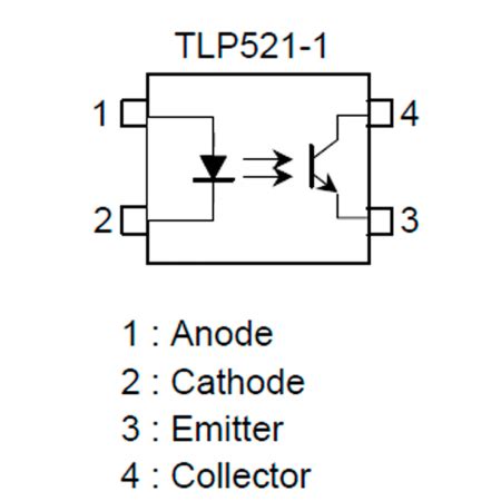 TLP521 Optocoupler Pinout, Datasheet, Equivalent, Circuit,, 58% OFF