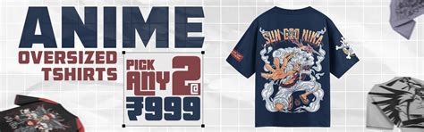 Anime Oversized T Shirts Online India | Anime Collections – Crazymonk