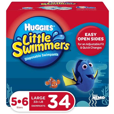 Huggies Little Swimmers Swim Diapers, Size 5-6 Large, 34 Ct - Walmart.com