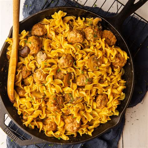 Easy & Delicious Meatball Stroganoff - Comfortable Food