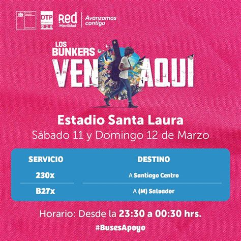 Apertura, horarios y accesos del concierto de Los Bunkers - La Tercera