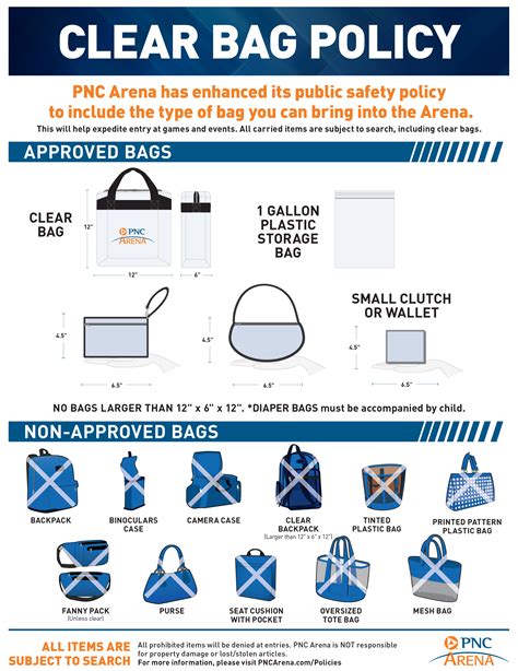 Clear Bag Policy Template - Printable