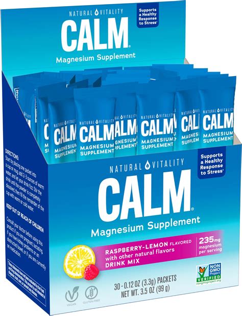 Amazon.com: Natural Vitality Calm, Magnesium Citrate Supplement, Anti ...