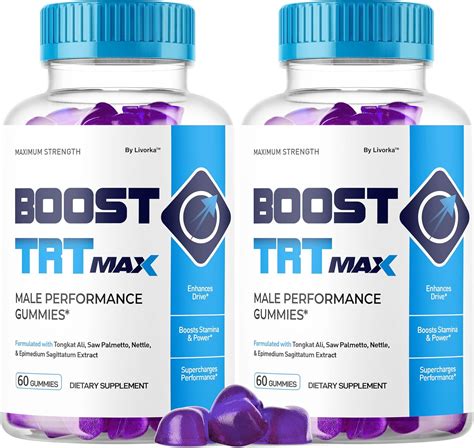 Amazon.com: (2 Pack) Boost TRT Max - Official Boost TRT Max Gummies for Men Advanced Natural ...