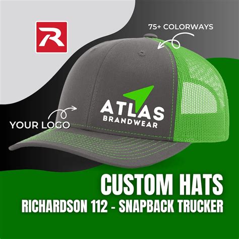 Richardson 112 Hats | Custom Logo Embroidered Hats | Design Your Own ...
