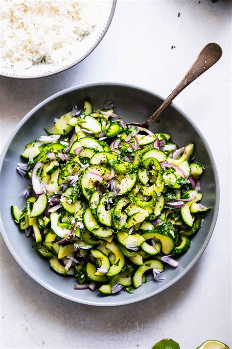 Thai Cucumber Salad {Quick + Easy} - Platings + Pairings