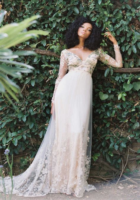 Flowy ethereal wedding dress 60 photos - Astyledwedding.com - ethereal wedding dress