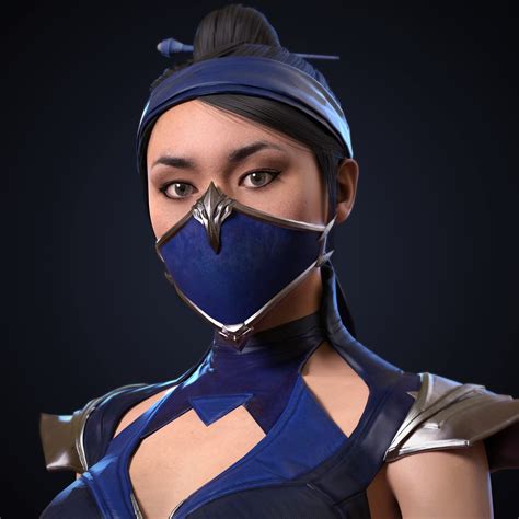 Mortal Kombat Kitana Without Mask