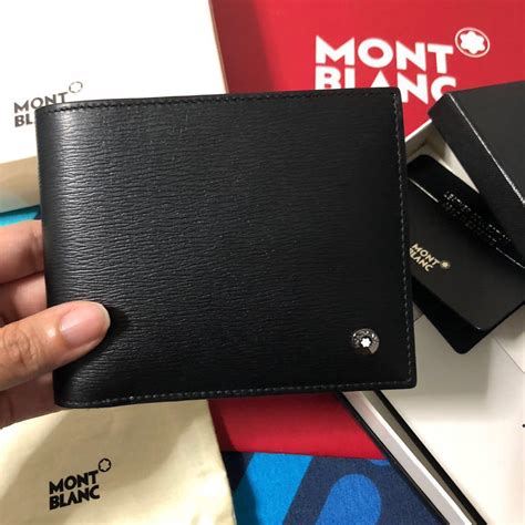 BNIB Mont Blanc 4810 Westside Wallet 6cc money clip small, Luxury, Bags ...