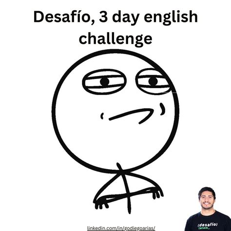 ¿Aceptas el desafío? 🔥 Súmate a este 3-day english challenge. En donde ...