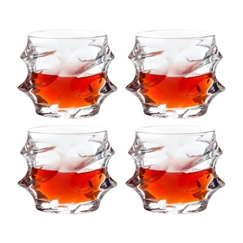 Buy UMAI Set of 4: Lead-Free Whiskey Glasses - 240ml – GlobalBees Shop