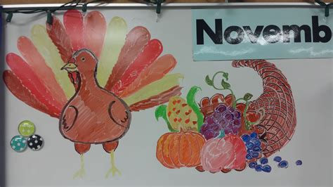 November Whiteboard Calendar Ideas - Printable And Enjoyable Learning