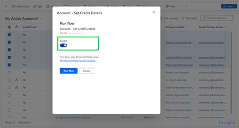 For a Selected Row Power Automate 的图像结果