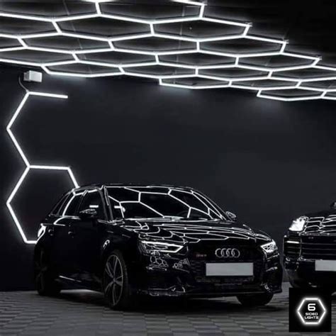 Hexagrid led hexagon ultrabright 6500k led hex lights 8 hex grid system ...