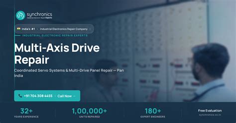 Multi-Axis Drive Repair India | Multi-Drive System & Servo Axis Repair ...