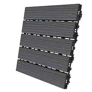 AURA 12”x12” Deck and Balcony Tiles, Premium Engineered Polymer ...