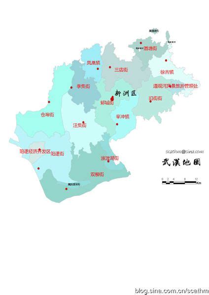 武汉市各区划分图,武汉13区域划分图,武汉各个区分布图_大山谷图库