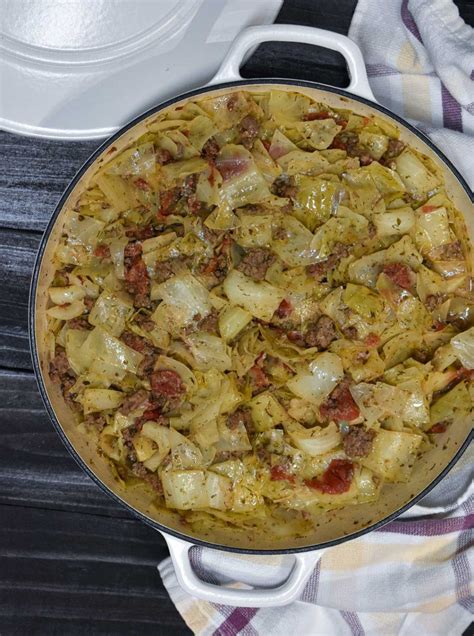 Ground Beef and Cabbage Recipe - Joe's Healthy Meals