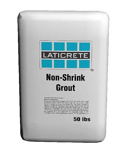 Gray Grout, 50 lb Bag, Coverage: 0.48 cu ft - Grainger