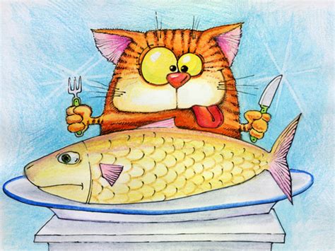 周公解梦：梦见猫吃鱼是什么意思？ -好名字网