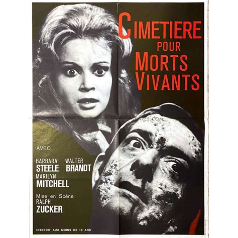 TERROR CREATURES FROM THE GRAVE French Movie Poster - 15x21 in. - 1965