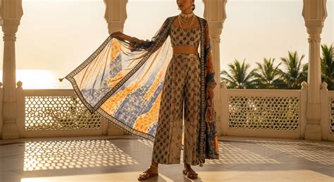 Resort Wear for Indian Honeymoons: Printed Co-Ords and Capes – Shreekama