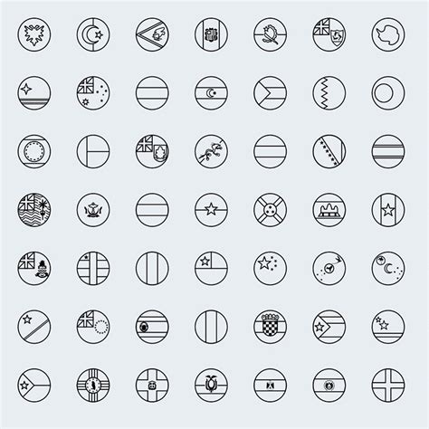 Circular Flags of the World 的图像结果