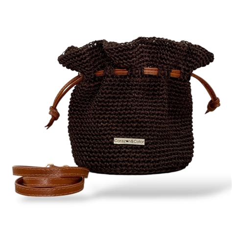 Mochila Crespa en Fibra Natural de Fique Ocre