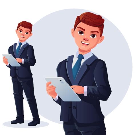Business Man Character Vector 的图像结果