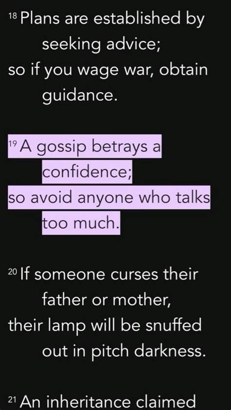 Not mine! Gossiping never does any good! | Motivational bible verses ...