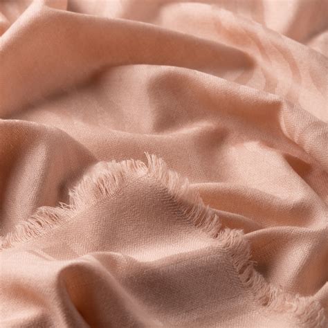 Powder Pink Zebra Print Wool Silk Scarf | Ipekevi