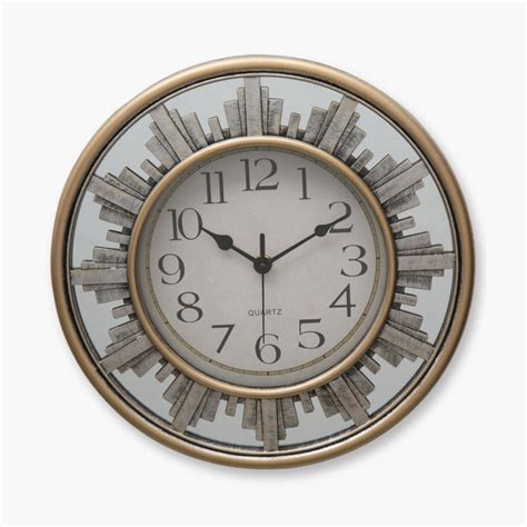 Buy Telsa Wall Clock with Mirror - 30cm from Home Centre at just INR 599.0