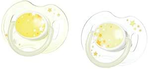 Philips AVENT BPA Free Nighttime Infant Pacifier, 0-6 Months, 2-Count ...