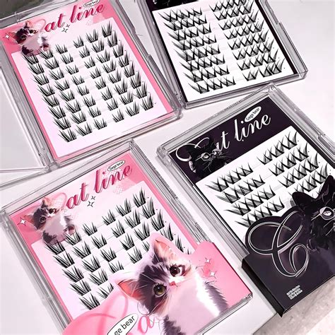 Buy Gege Bear Cat Tie Glue Free Princess False Eyelashes | Kawaii Eye ...